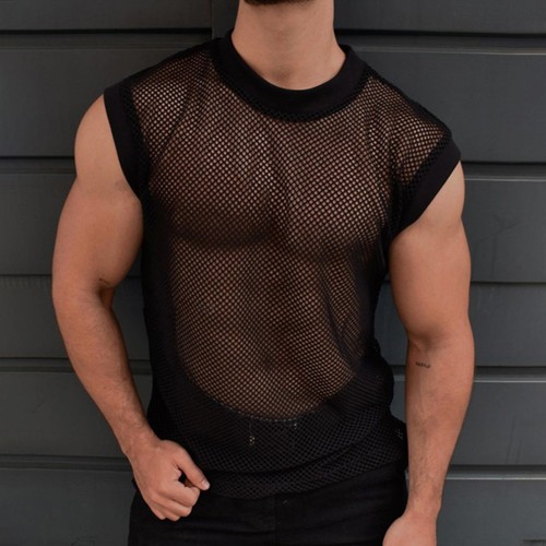 Canotta uomo alla - moda, rete
