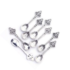 Cucchiaio Tema Cucina Charm Ciondoli Fai da Te Artigianato Decorazione Accessori 10PZ