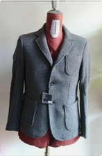 Giacca uomo in lana telaio