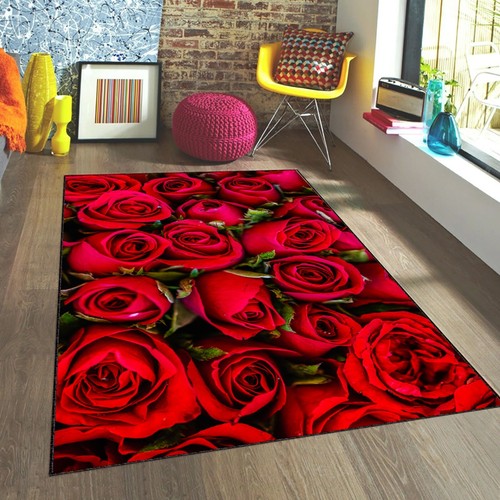 Rose rosse tappeto - rose,