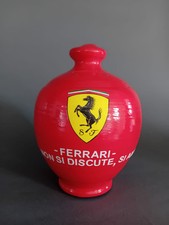 Salvadanaio FERRARi Decorato A Mano In TERRACOTTA  20cm