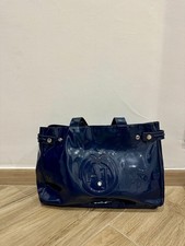 Borsa Vernice Blu Armani Jeans