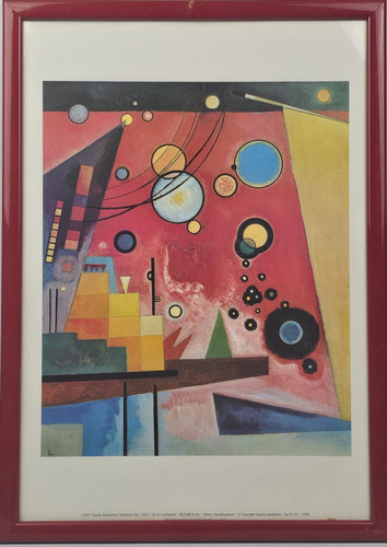 Kandinsky schweres rot stampa - schweres,