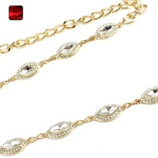 Cintura gioiello con strass