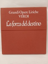 Verdi La forza del destino Grandi opere liriche cofanetto 4 LP 33 giri  vinile