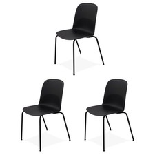 Sedia ELECTRA Seduta Nero e