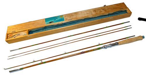 Raro set canna pesca a - canna, da
