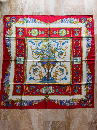 Vintage silk foulard - silk, versace