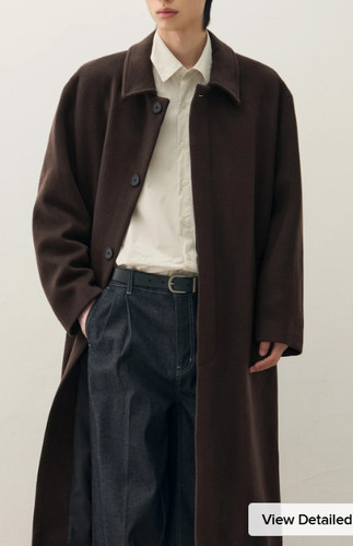 Cappotto draw fit lana - cappotto,