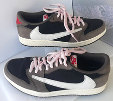 Nike Air Jordan Sneakers ~ 1 Low OG Mocha Travis Scott CQ4277-001 ~ Uomo Taglia 11