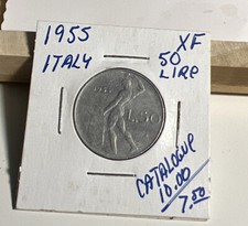 1955 Italy 50 Lire XF (INV B)