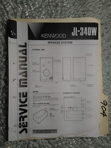 Kenwood 340w manuale - kenwood, di
