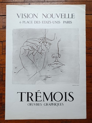 Trémois affiche originale - trÉmois,