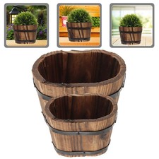 2 pezzi di fiore in legno