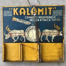 Kalamit Cemento Latta Pubblicitaria Espositore Da Banco