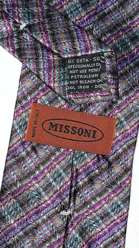 Cravatta missoni 100 seta - cravatta,