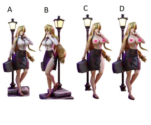 Kit figurine shizuka marikawa - figurine,