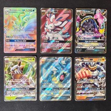 Lotto carte pokemon rare vintage GX ITA gyarados sylveon ninetales