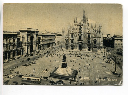 1961 milano piazza duomo - milano,