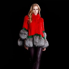 Pelliccia di visone vera donna