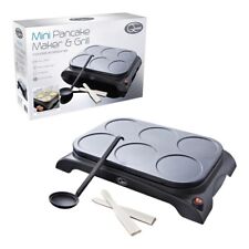 Quest Mini Pancake Maker Grill 1000W Antiaderente Crepe Frittata Piatto Colazione