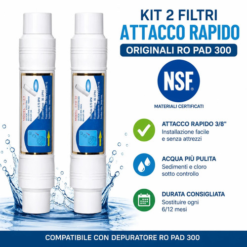 Filtri per depuratori acqua