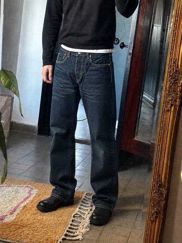 Jeans vintage levis 501 - levis, gamba