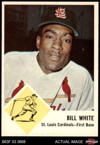 1963 fleer bill white - 1963,