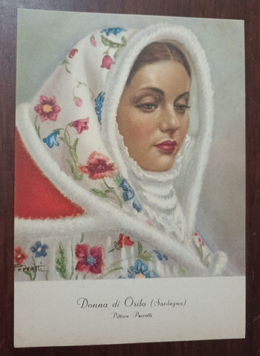 8628 cartolina costume - cartolina,