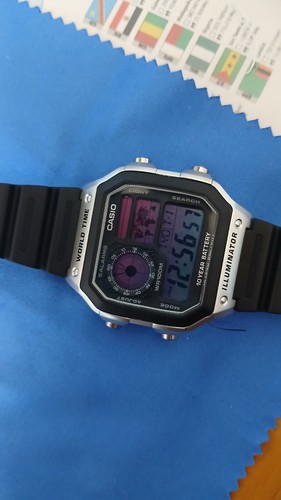 Casio world time watch - time,