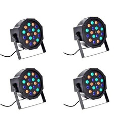 4 Fari 18W Rgb Sensore Sonoro
