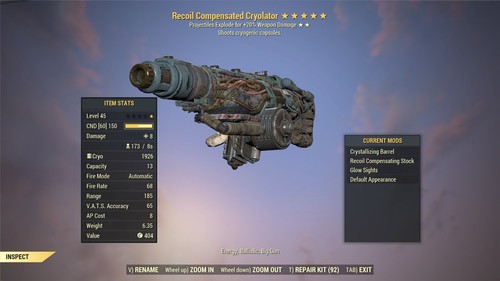 Fallout pistola a - 76,