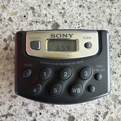 Sony walkman weather - sony, am/fm/weather