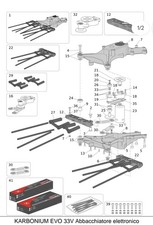 ZANON 10pz Bacchetta Asta Di Ricambio Carbonio D.5mm Karbonium Air-evo Albatros