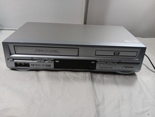 Sansui VRDVD4100B Video DVD VHS Combo Player Works Tested No Remote