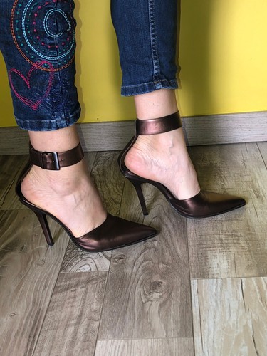 Gucci bronze leather shoes - gucci,