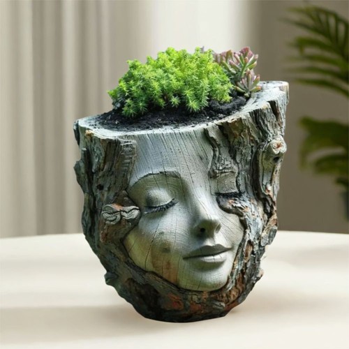 Fioriera vaso bambina - vaso, viso