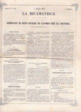 La ricamatrice. Giornale di