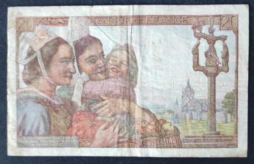 Francia banconota 20 - francia,