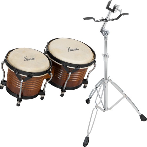 Bongo tamburo legno - legno, tobacco