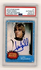 Mark Hamill 1977 Topps Star