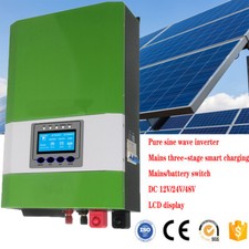 Inverter Ibrido Solare 5KVA 4KW Off-Grid 24VDC a 110/220VAC 60A MPPT Controller