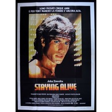 MANIFESTO 4F  STAYING ALIVE JOHN TRAVOLTA SYLVESTER STALLONE STEVE INWO A104