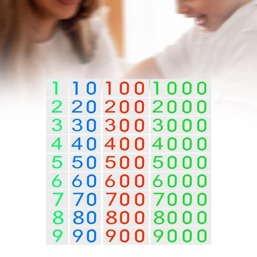 Montessori numeri carte - montessori,