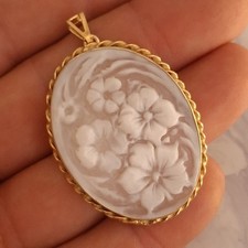 CIONDOLO CAMMEO FIORI