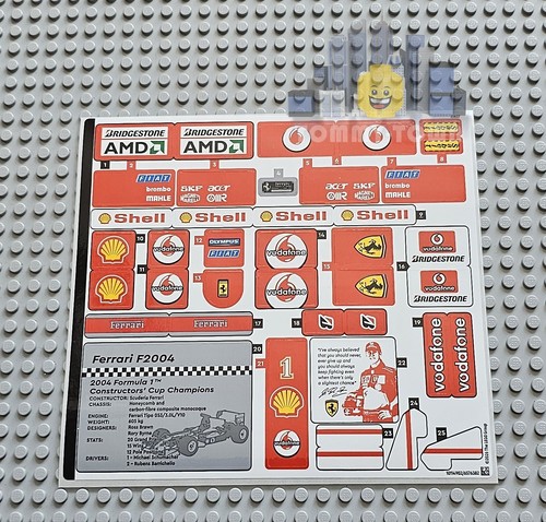 Lego icons foglio adesivo - lego,