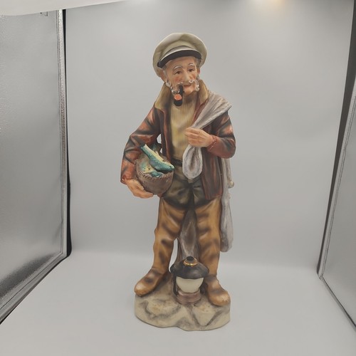 Statua vintage pescatore - statua,