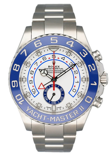 Rolex yacht master - ii, acciaio
