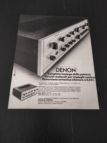 1976 denon amplificatore pma - 1976,