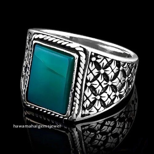 Anello uomo gemma - anello, onice